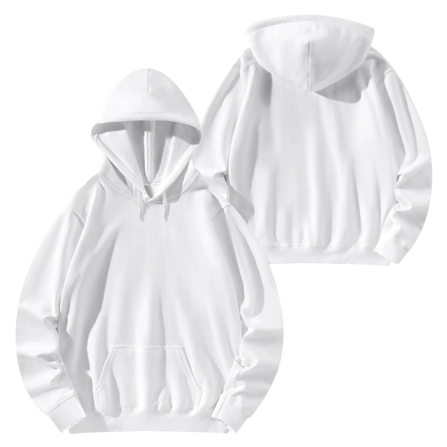 Unisex Customizable Front & Back Pullover Hoodie