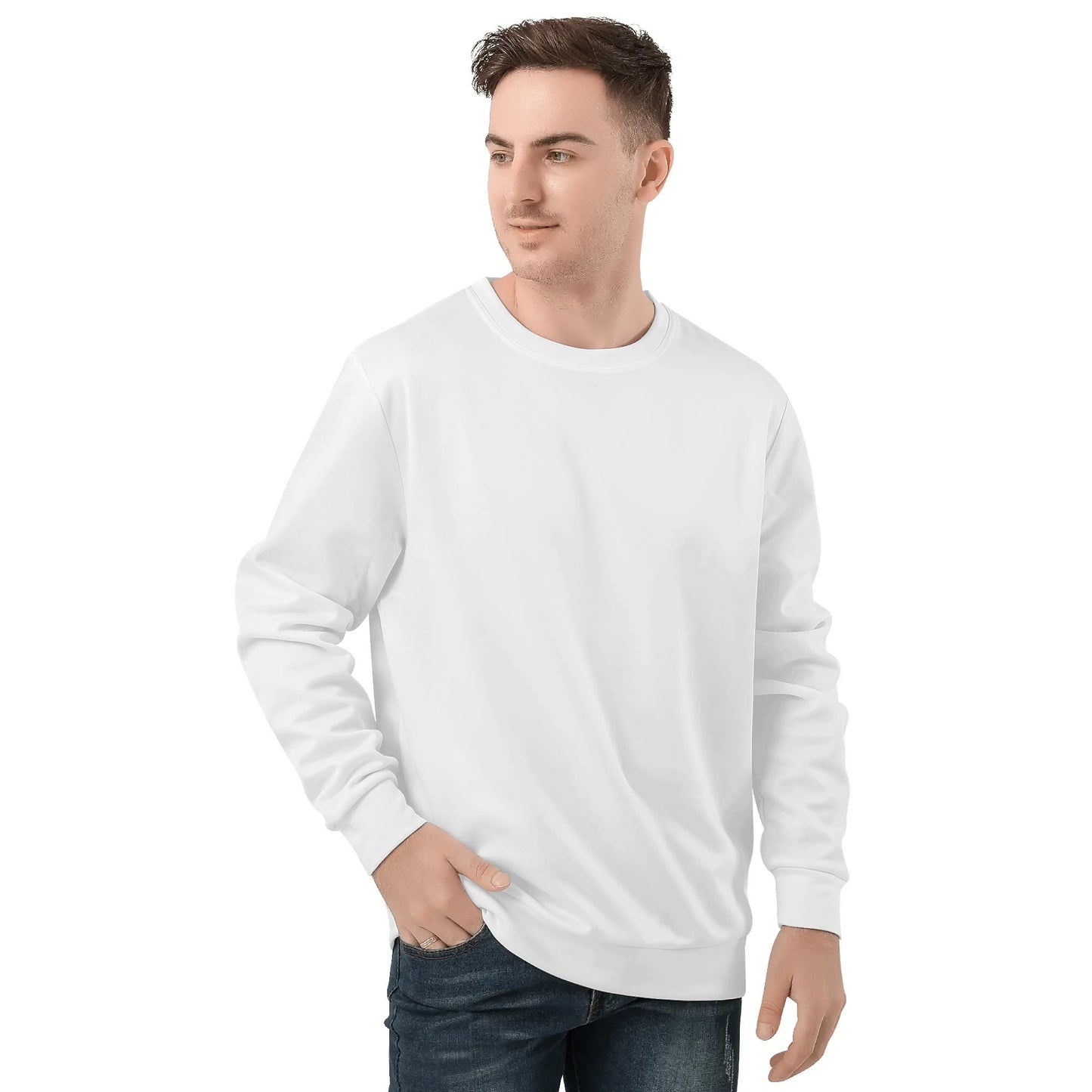 Men's Regular Fit Custom Sweatshirt - Printed Designed