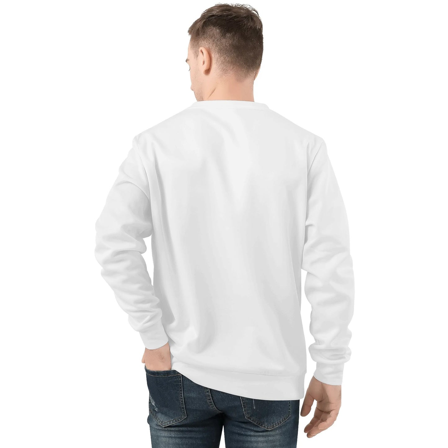 Men's Regular Fit Custom Sweatshirt - Printed Designed