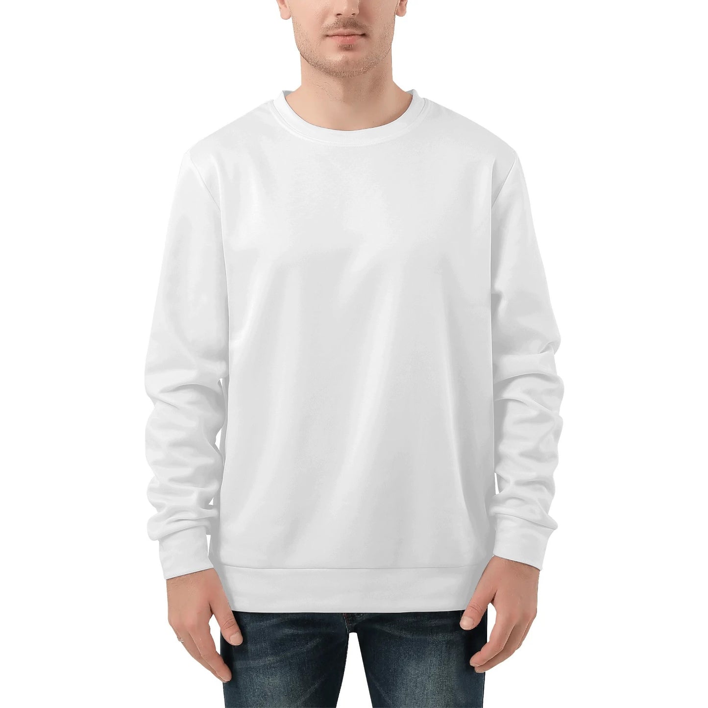 Men's Regular Fit Custom Sweatshirt - Printed Designed