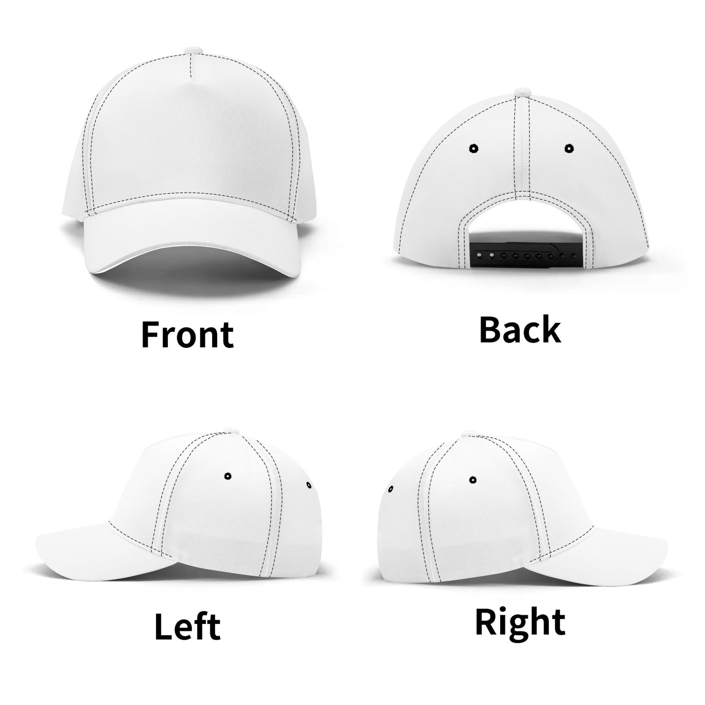 Custom Baseball Cap - Full Custom Print Designed