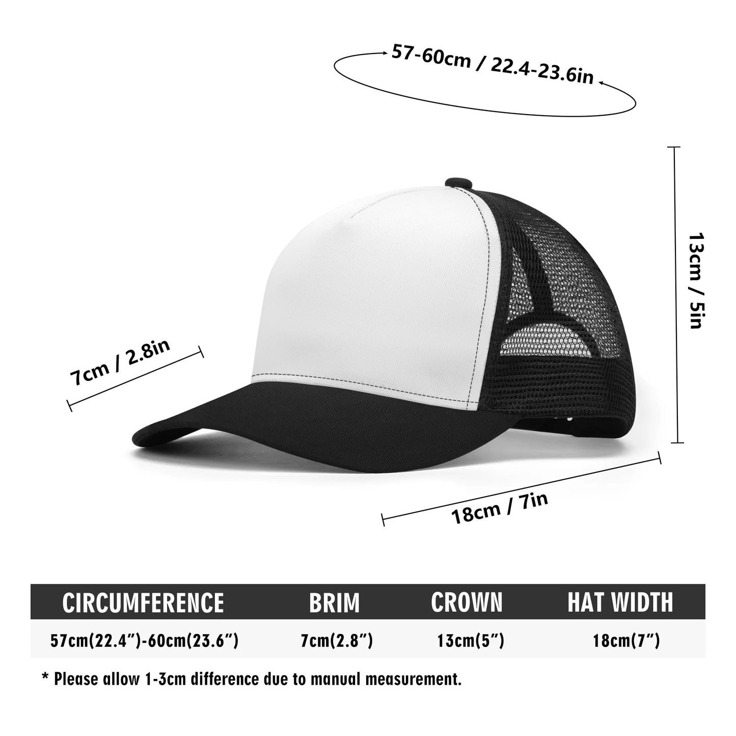 Cusom Mesh Trucker Cap - Custom Print Design