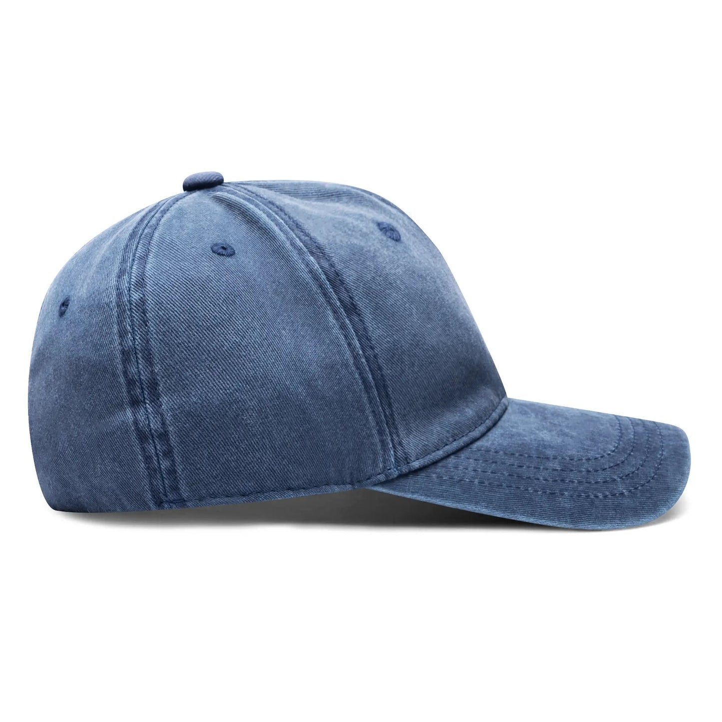 Custom Denim Baseball Cap- Custom Embroidered Design