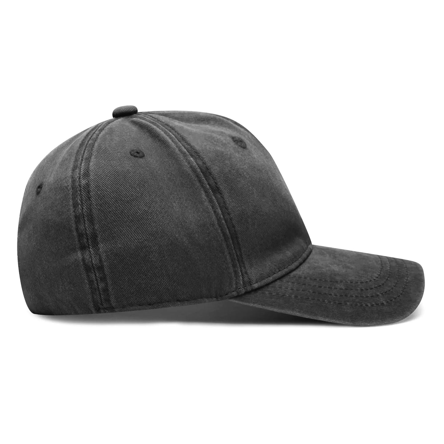 Custom Denim Baseball Cap- Custom Embroidered Design