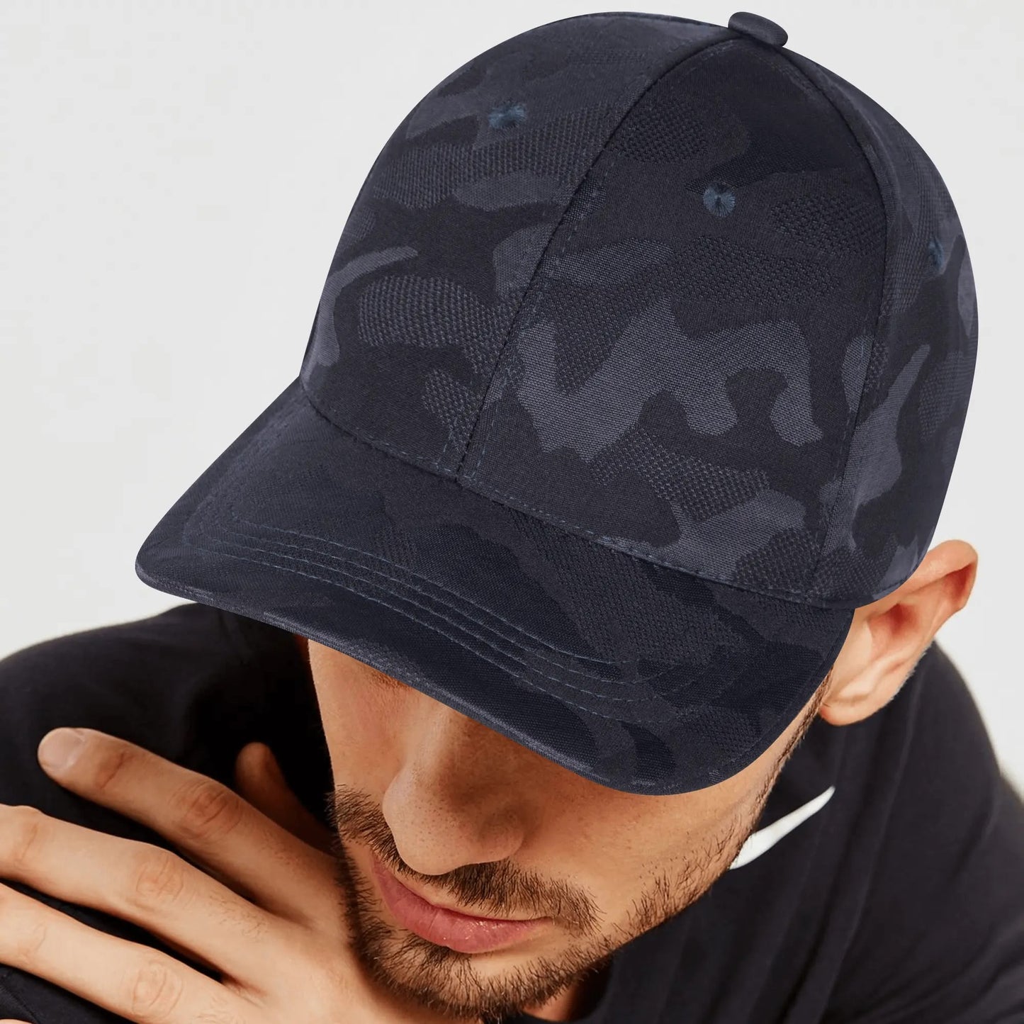 Custom Camo Twill Cap - Custom Embroidered Design