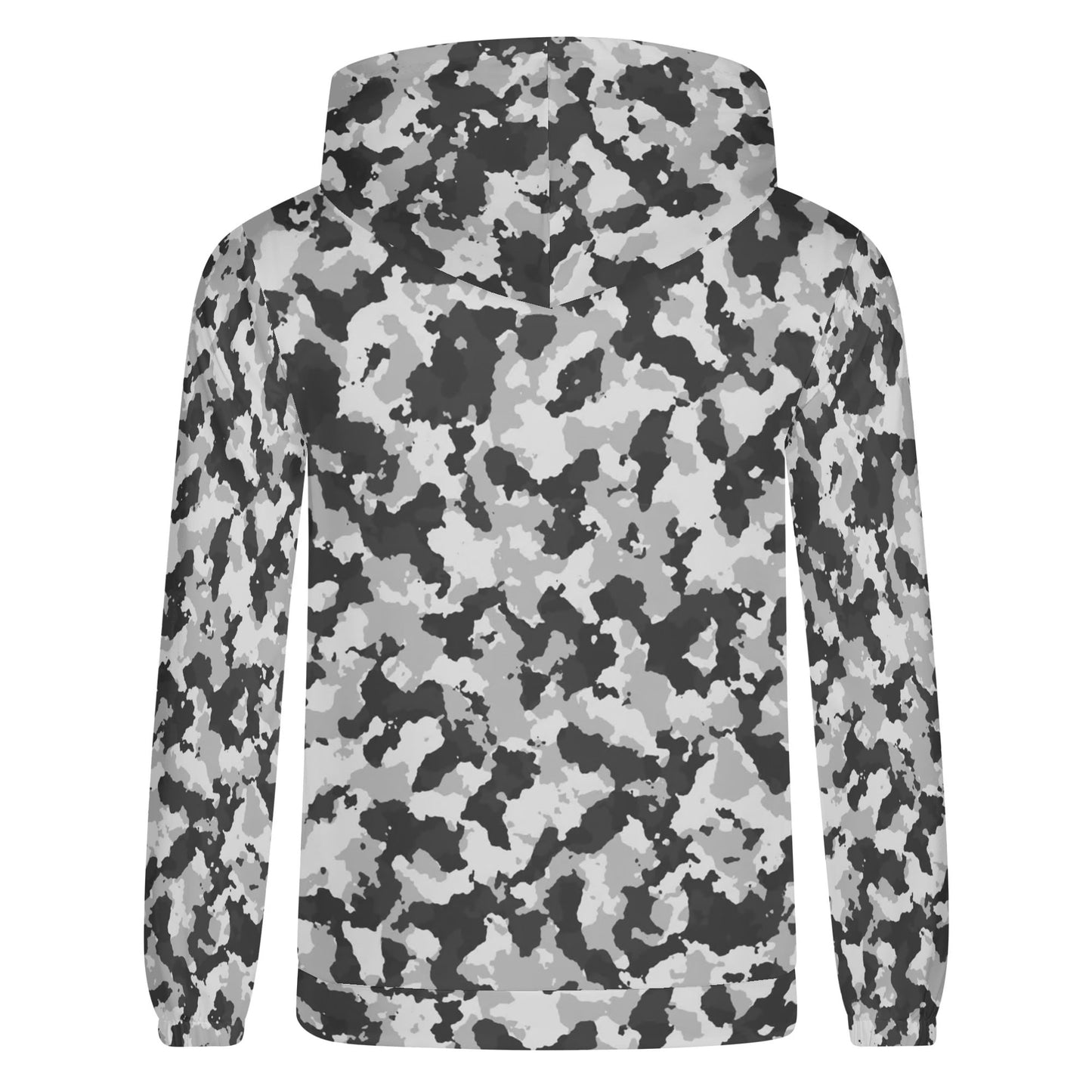 Camo Hoodie - Grey Military