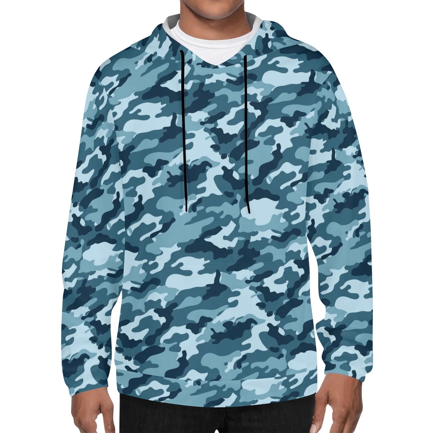 Camo Hoodie - Turquoise Camo