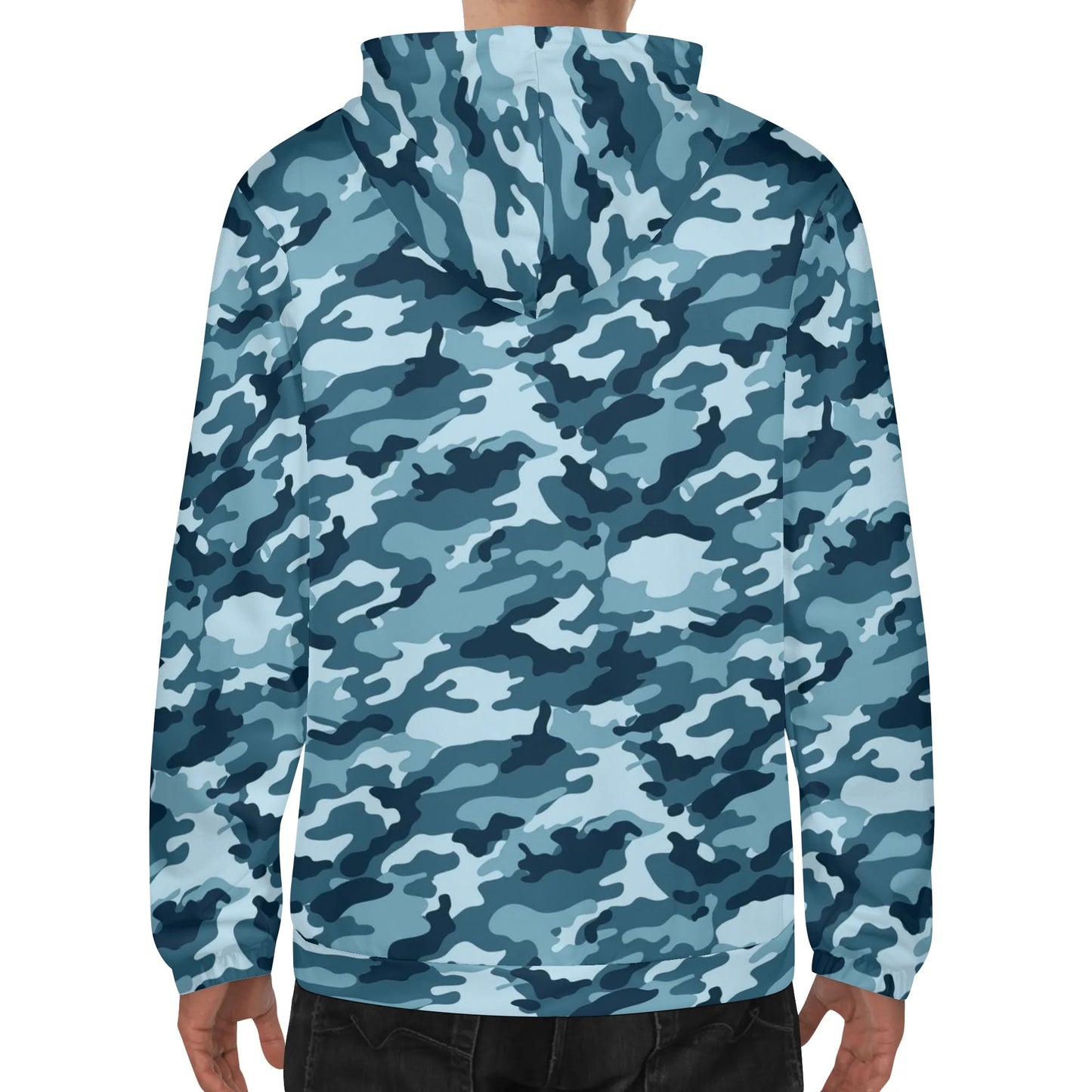 Camo Hoodie - Turquoise Camo