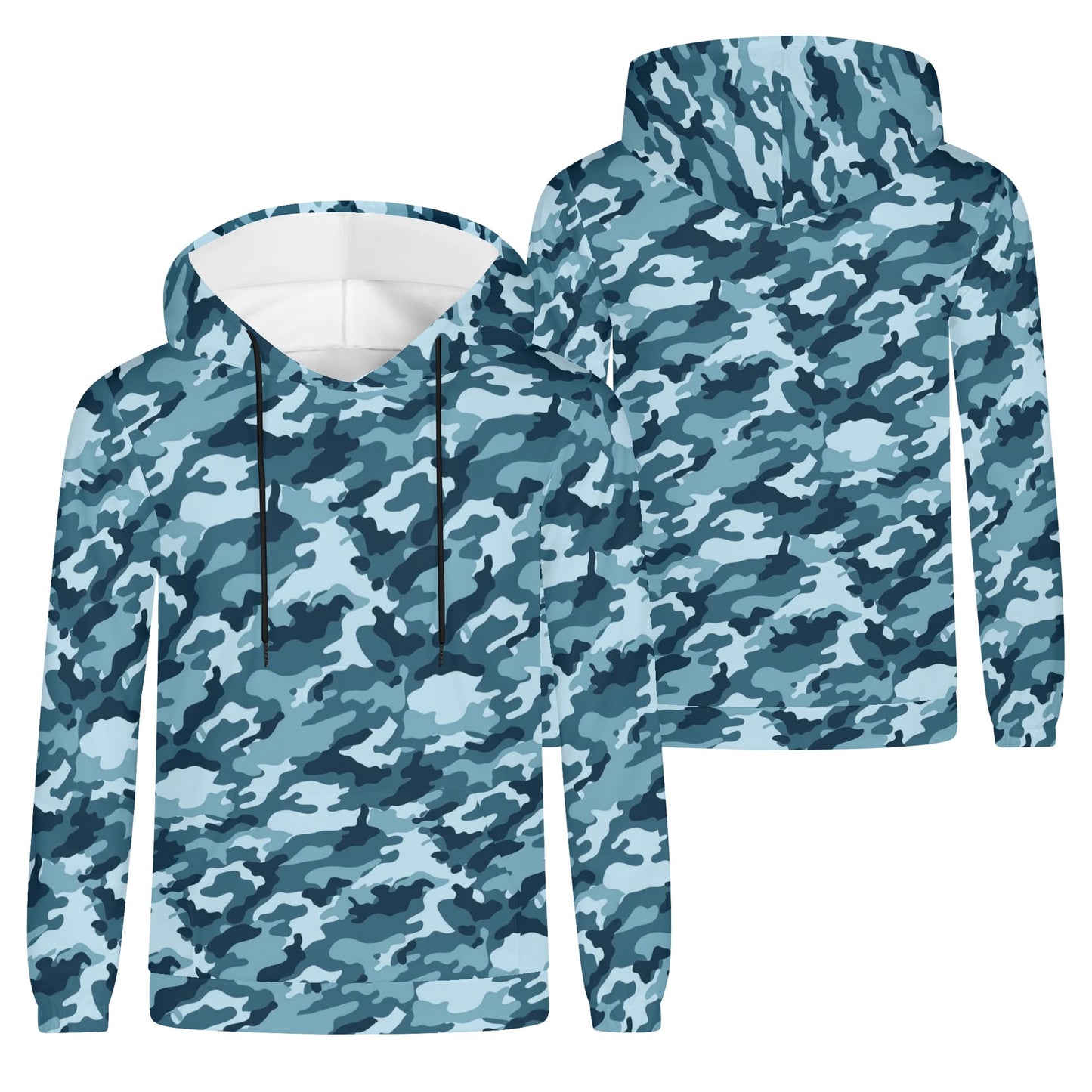 Camo Hoodie - Turquoise Camo