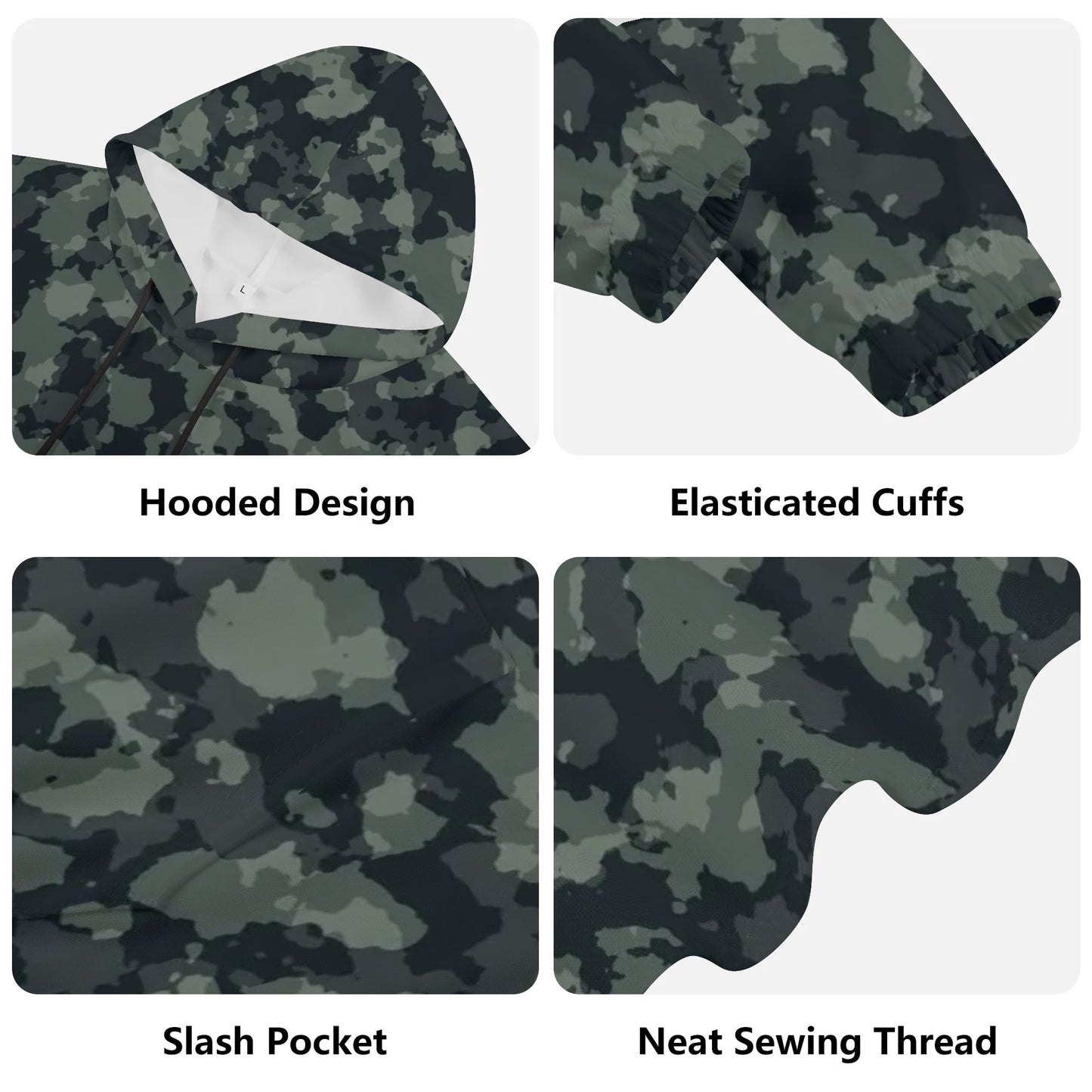 Camo Hoodie - Army Camouflage