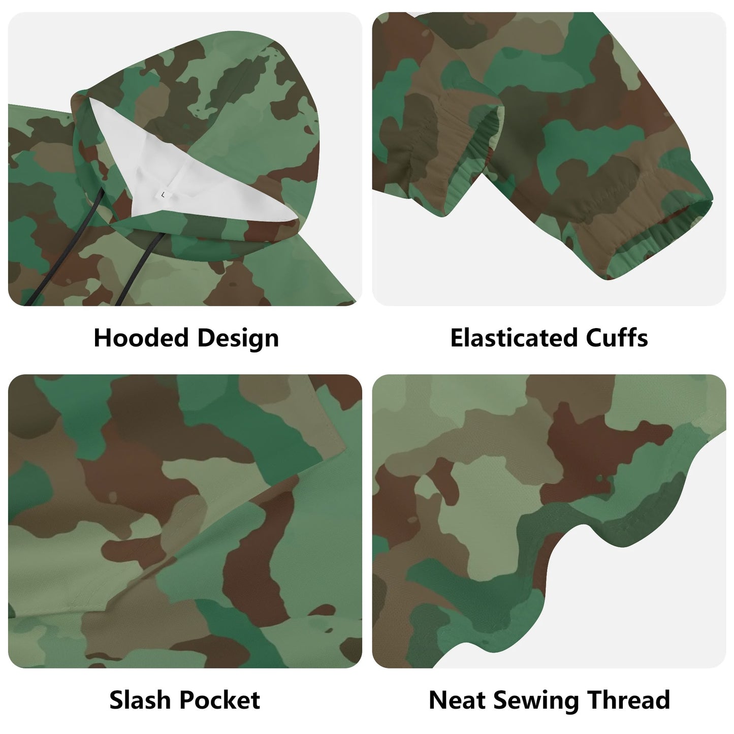 Camo Hoodie - Forest Camouflage