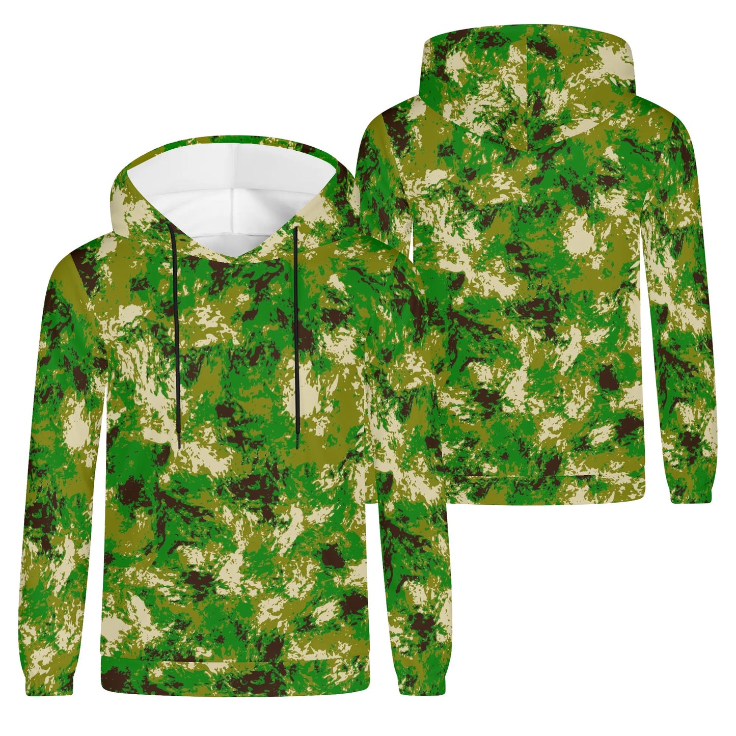 Camo Hoodie - Bright Forest Camouflage