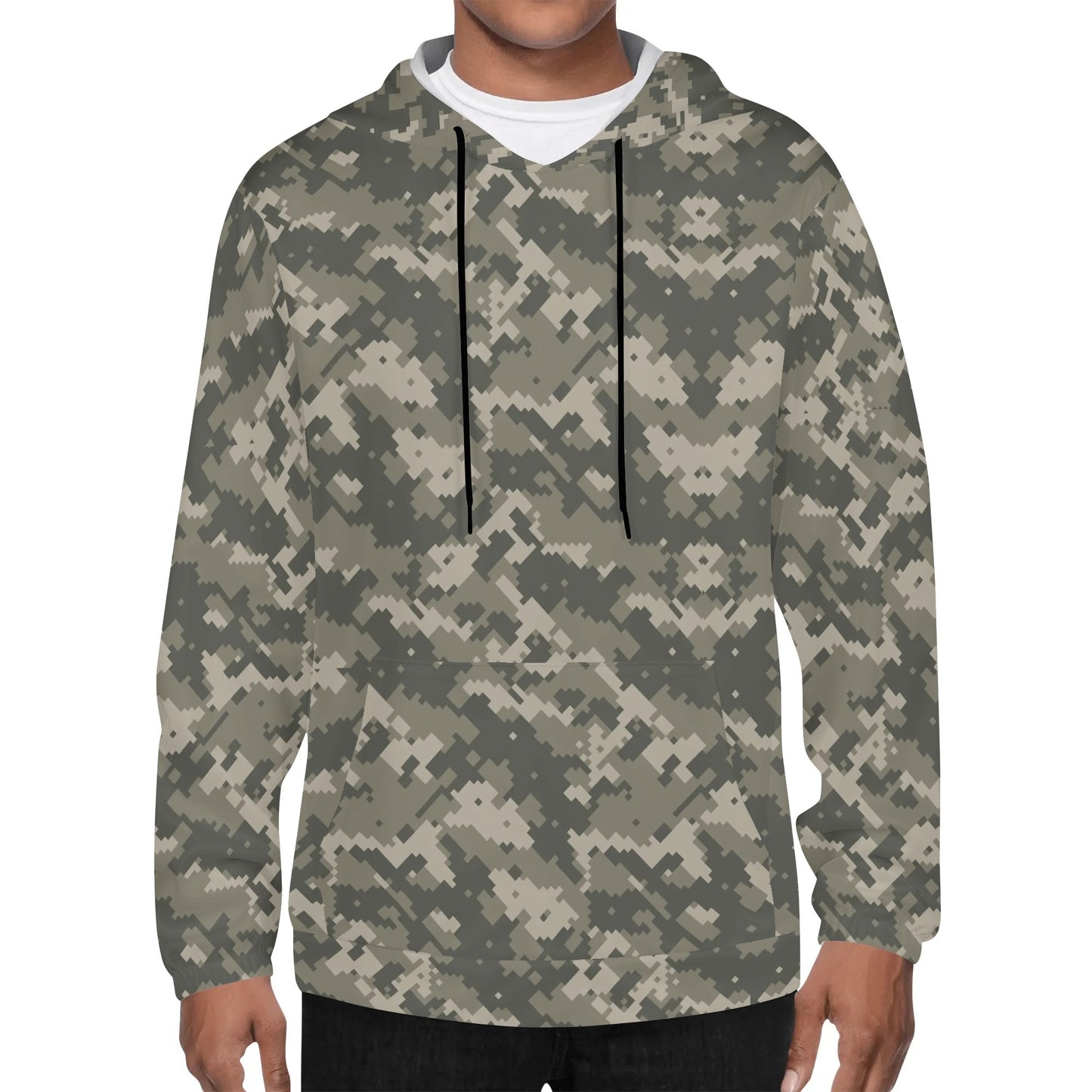 Camo Hoodie - Digital Olive Camo