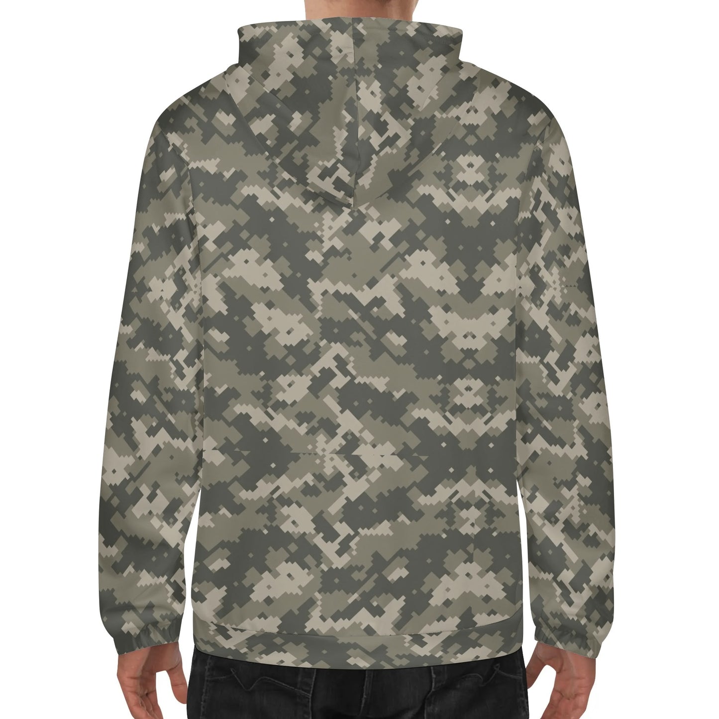 Camo Hoodie - Digital Olive Camo