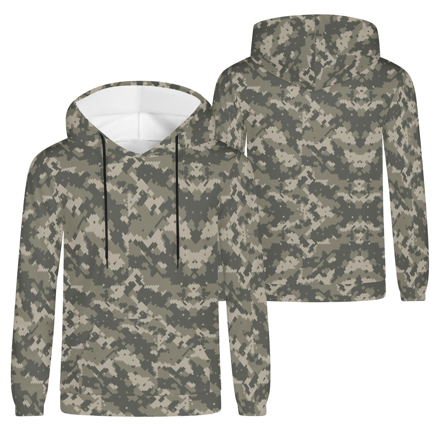 Camo Hoodie - Digital Olive Camo