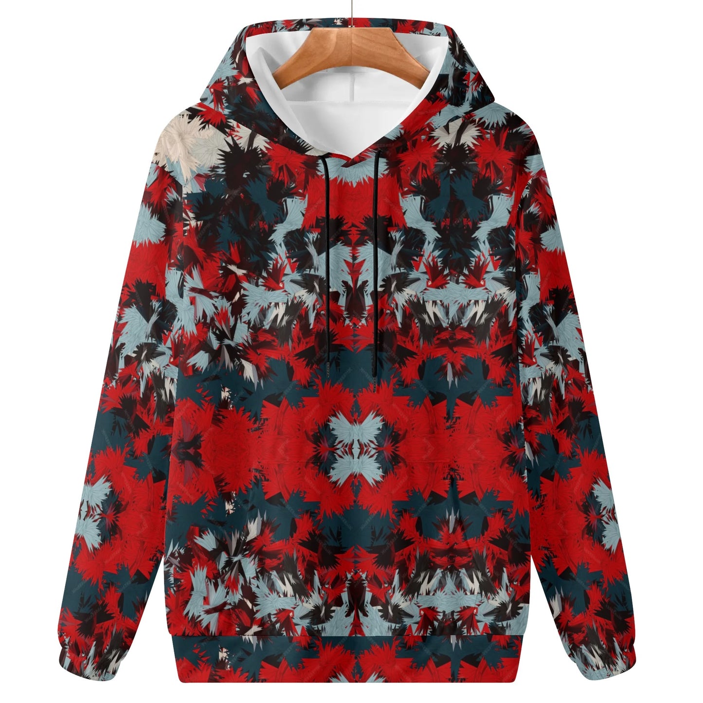 Camo Hoodie - Red Leaves