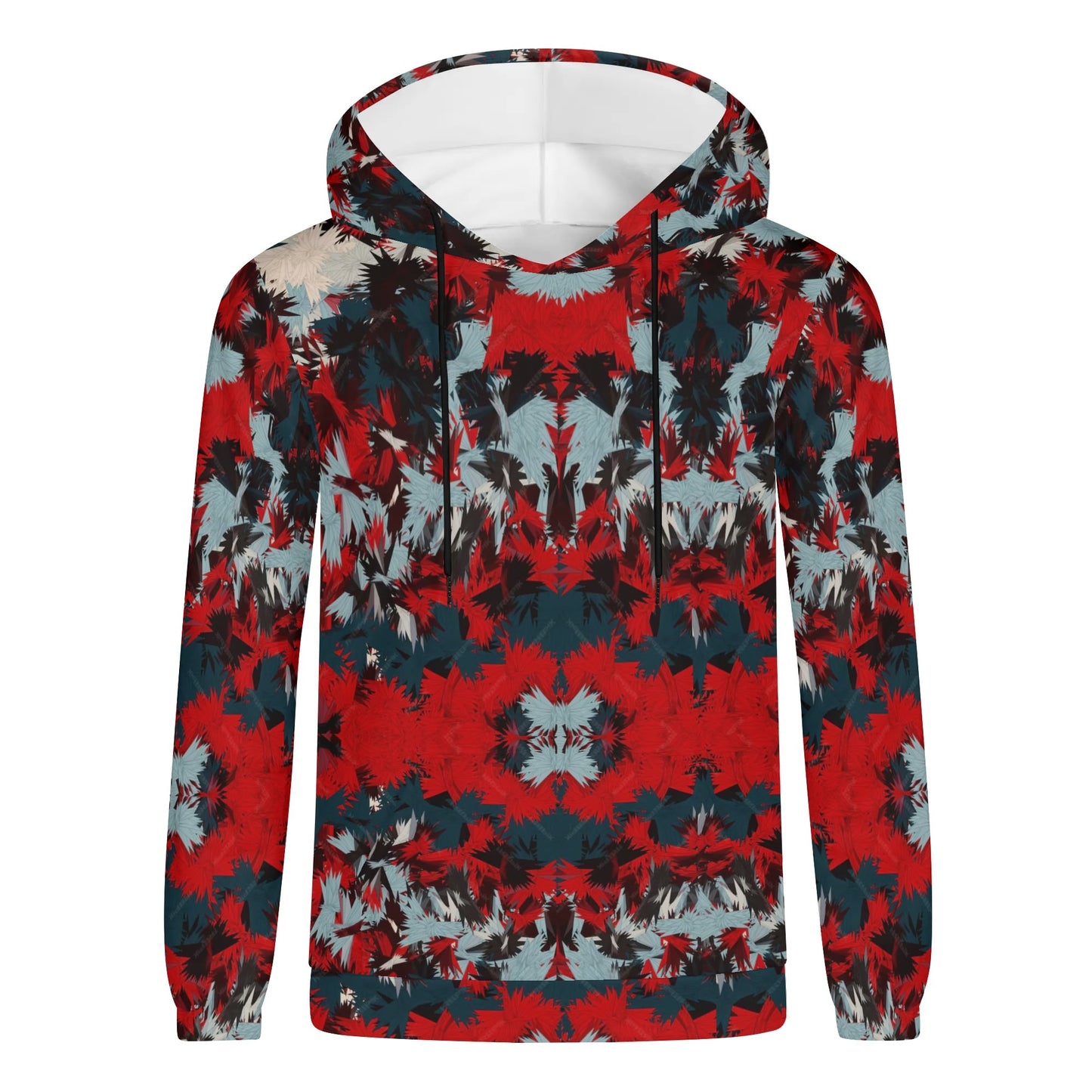 Camo Hoodie - Red Leaves