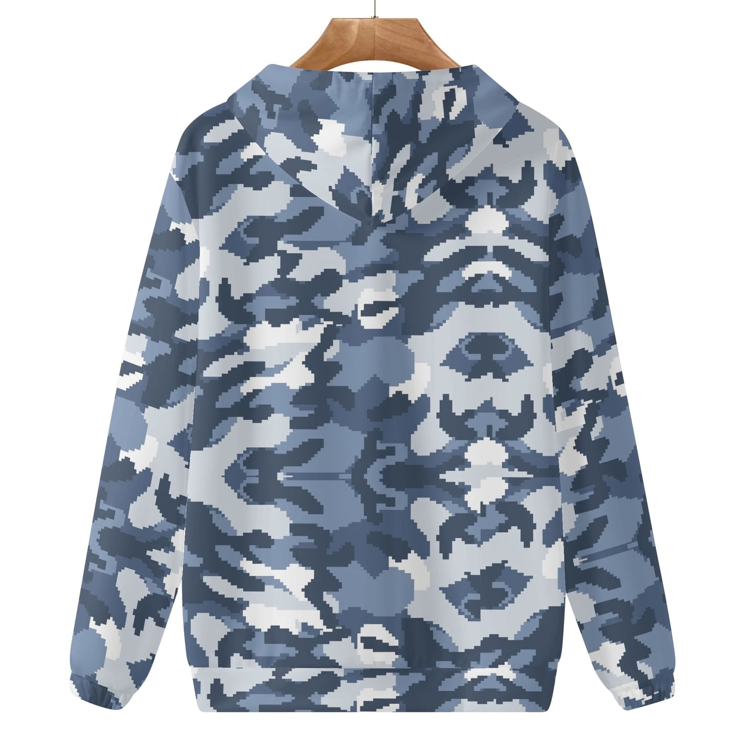 Camo Hoodie - Navy Blue Camo