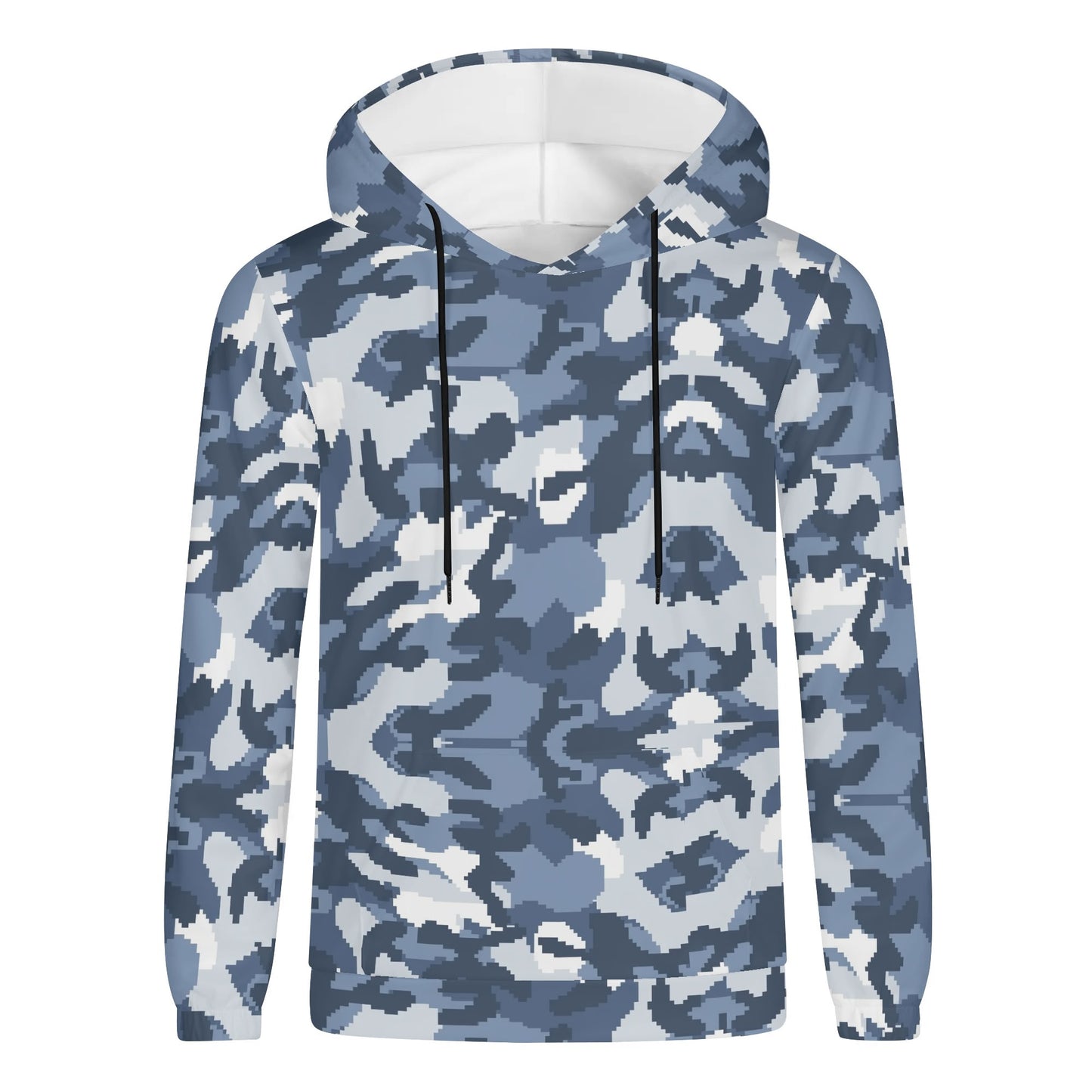 Camo Hoodie - Navy Blue Camo