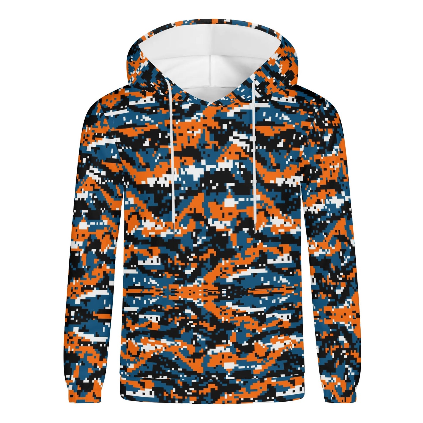 Camo Hoodie - Blue and Orange Camo