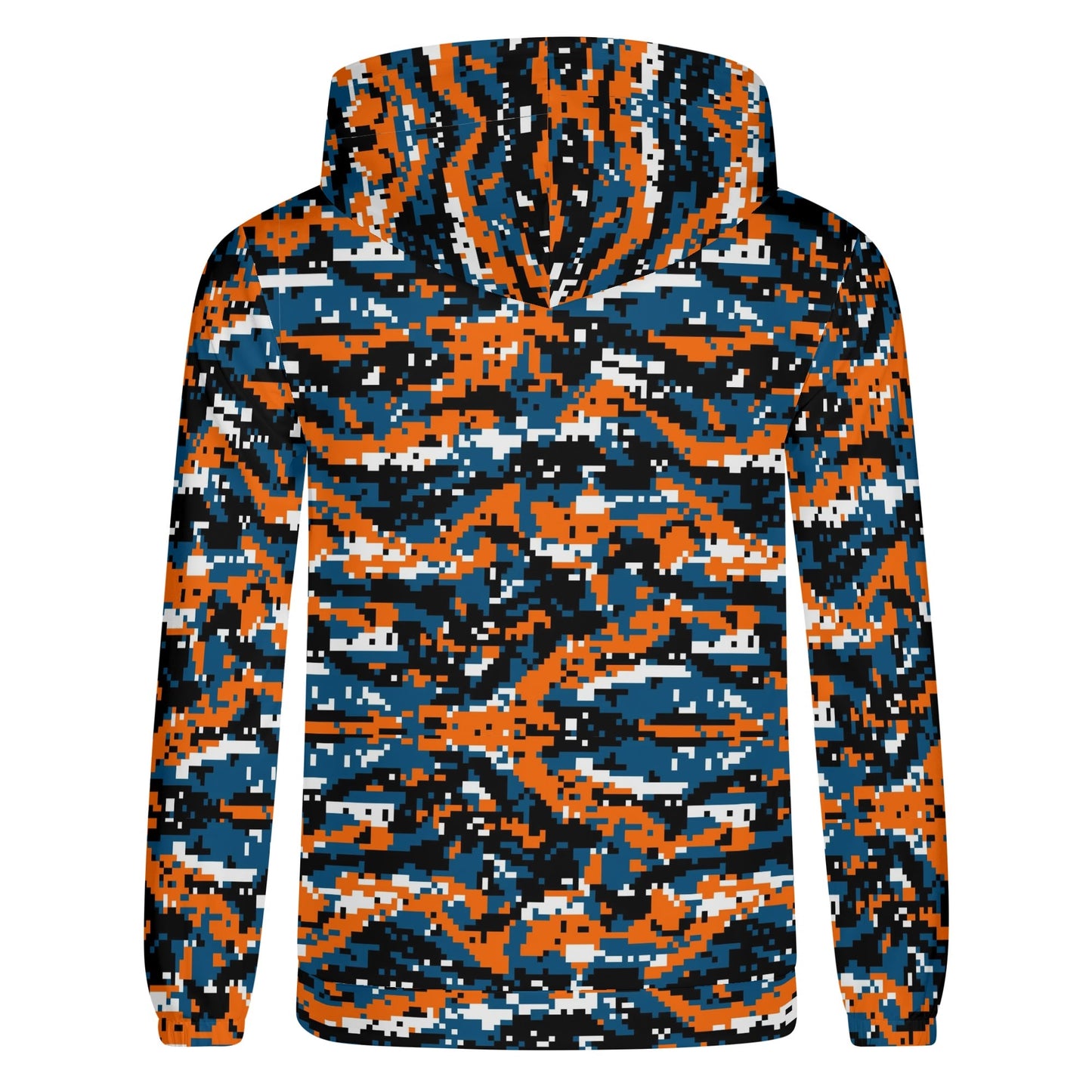 Camo Hoodie - Blue and Orange Camo