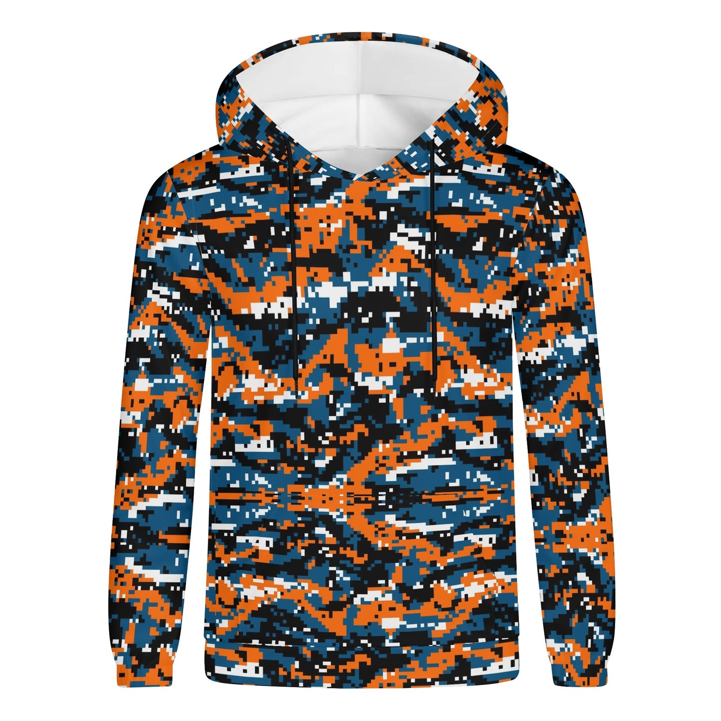 Camo Hoodie - Blue and Orange Camo