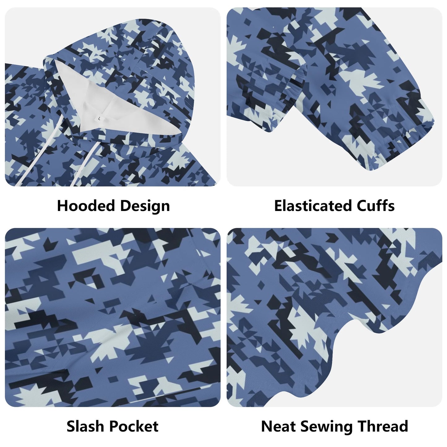 Camo Hoodie - Crystal Snow Camo