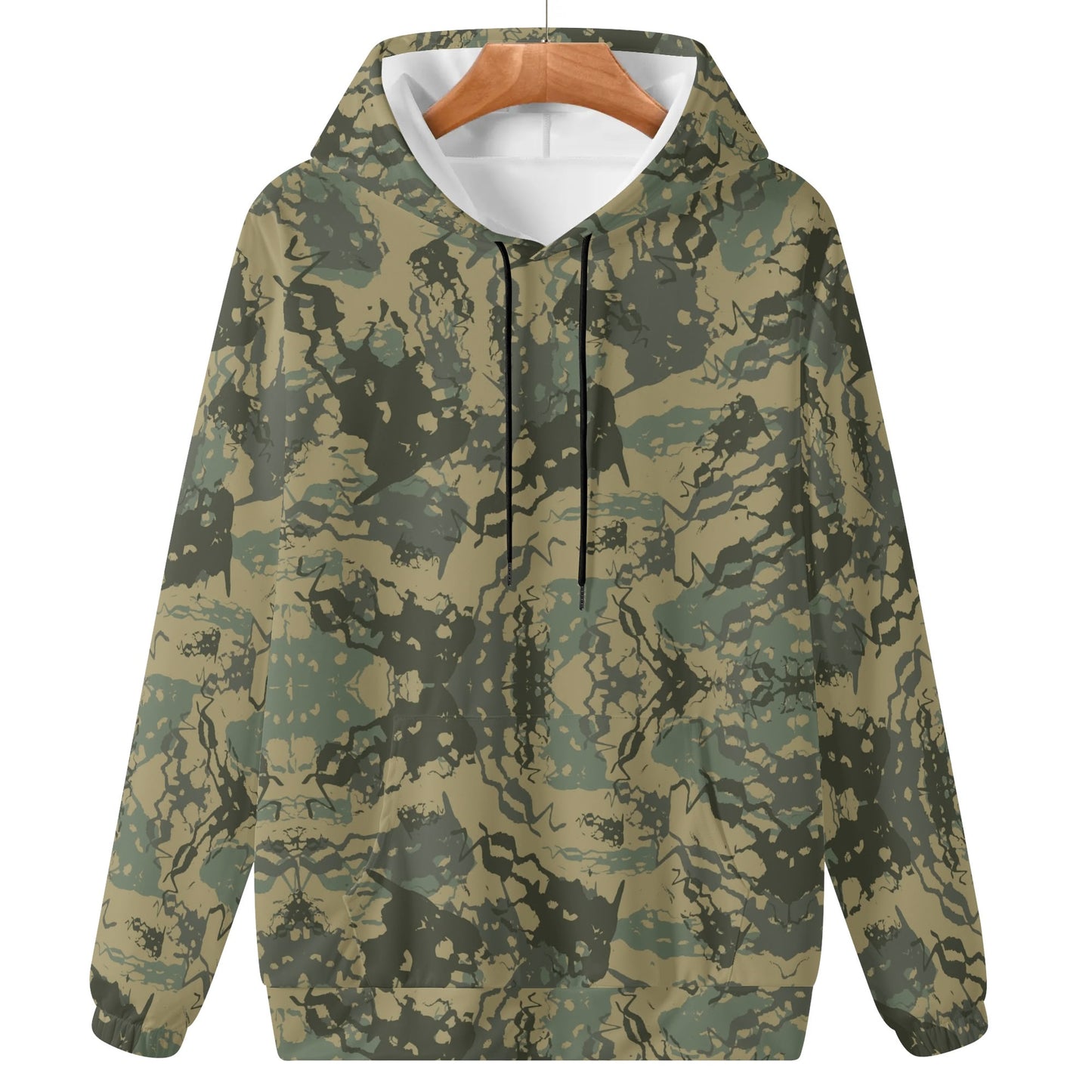 Camo Hoodie - Green Liquid Camo