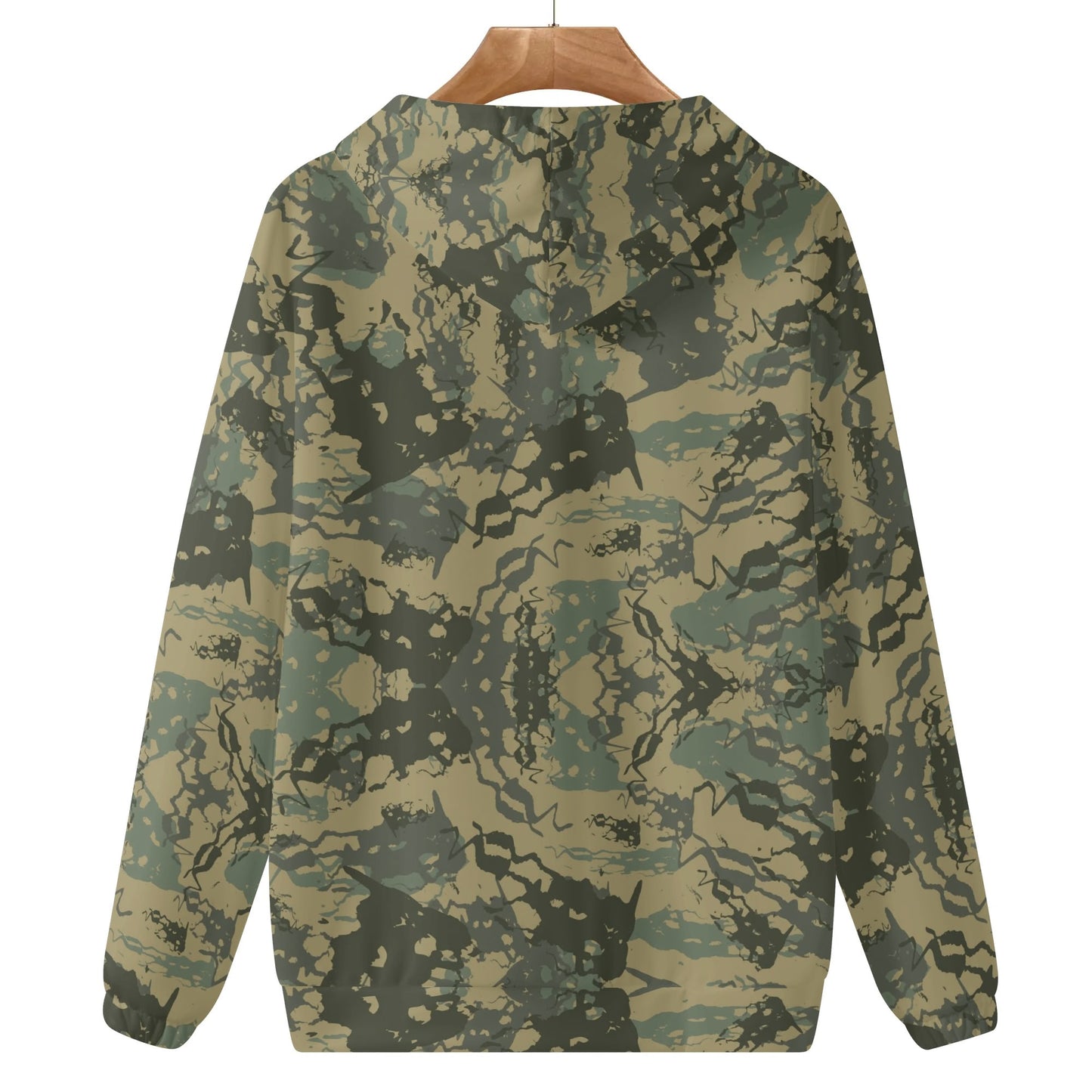 Camo Hoodie - Green Liquid Camo