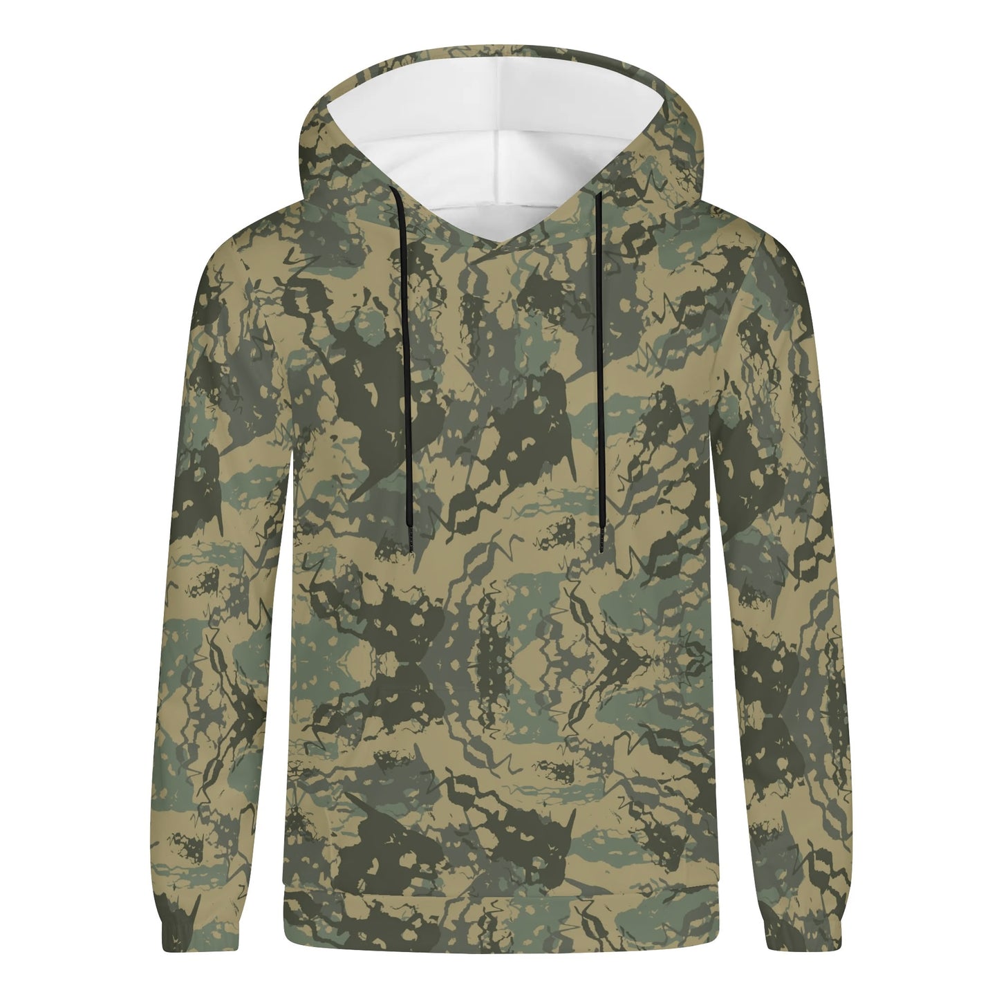 Camo Hoodie - Green Liquid Camo