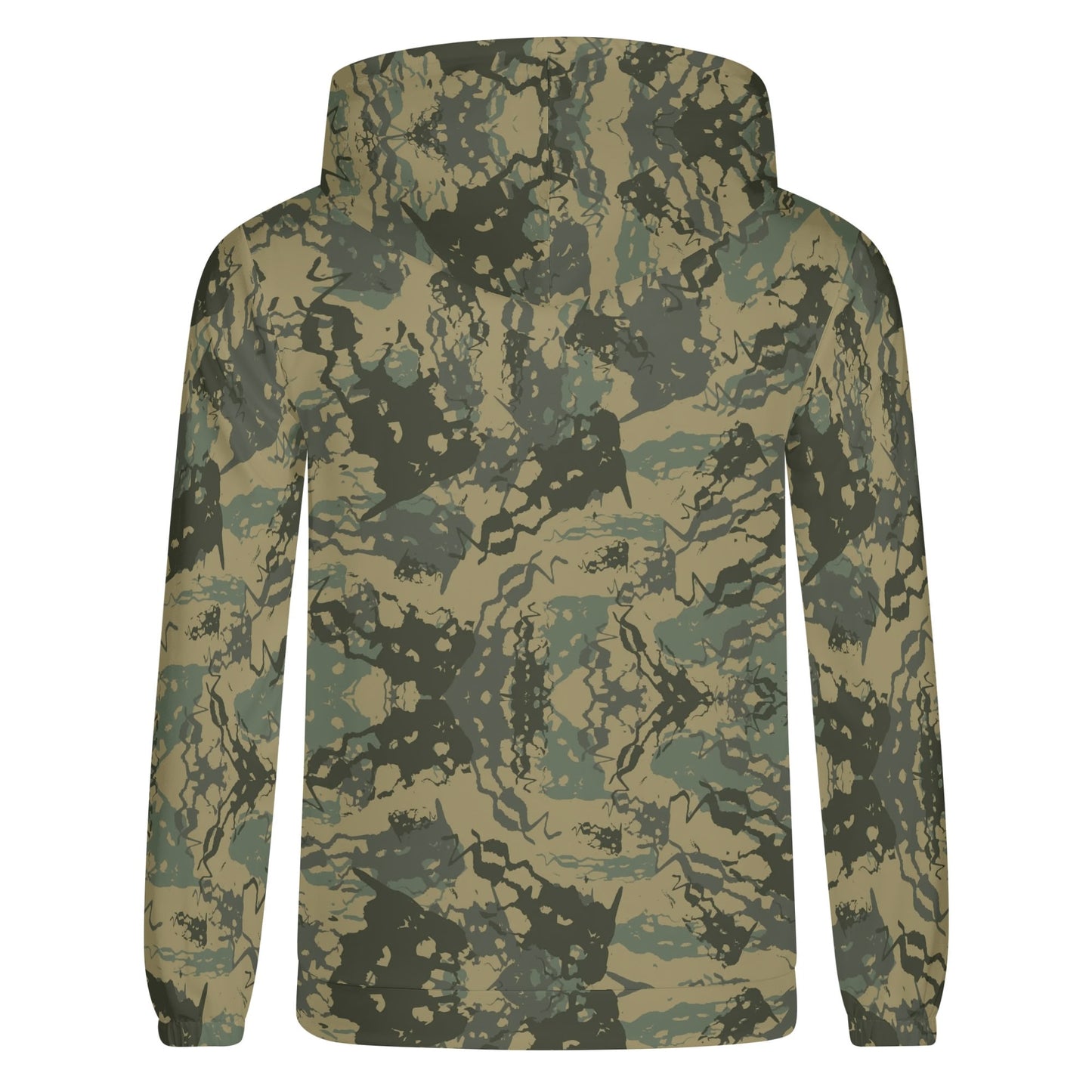 Camo Hoodie - Green Liquid Camo