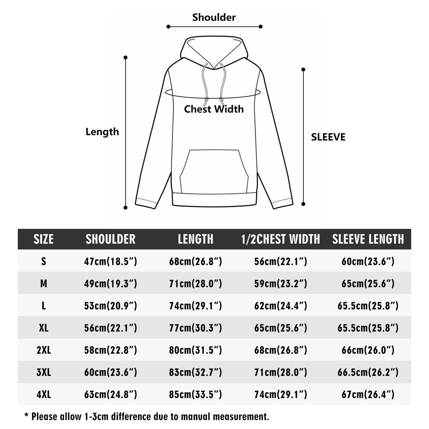 Men’s Fully Customizable Pullover Hoodie